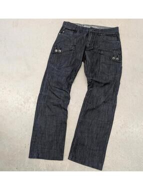 Y2K Parasuco Denim Dark Blue Front Pocket Jeans